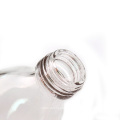 Screw top 350ml glass liquor bottles spirits bottles with aluminum lid